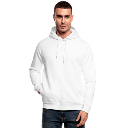 Unisex Bio-Hoodie -ich will surfen- - Weiß