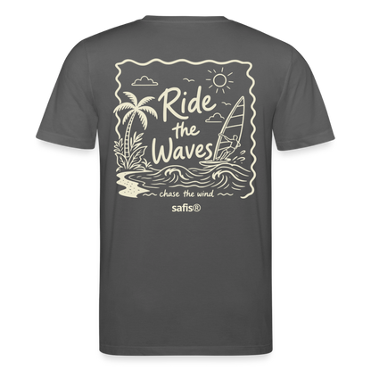 Unisex Bio-T-Shirt CREATOR -ride the waves- - Anthrazit