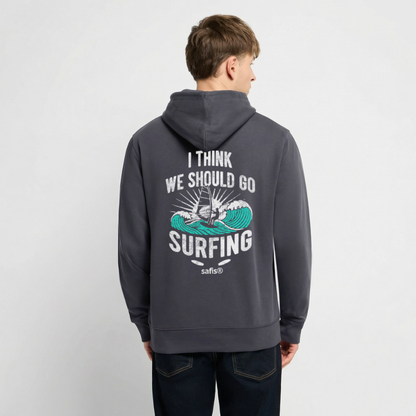 Unisex Bio-Hoodie CRUISER -surfin- - Indigoblau