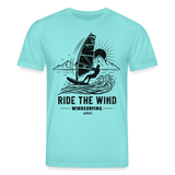 Unisex Bio-T-Shirt CREATOR -ride the wind- - Poolblau