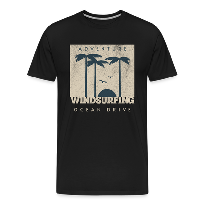 Männer Premium Bio T-Shirt -ocean drive- - Schwarz