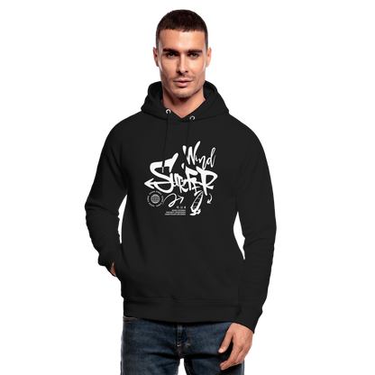 Unisex Bio-Hoodie -good vibes- - Schwarz