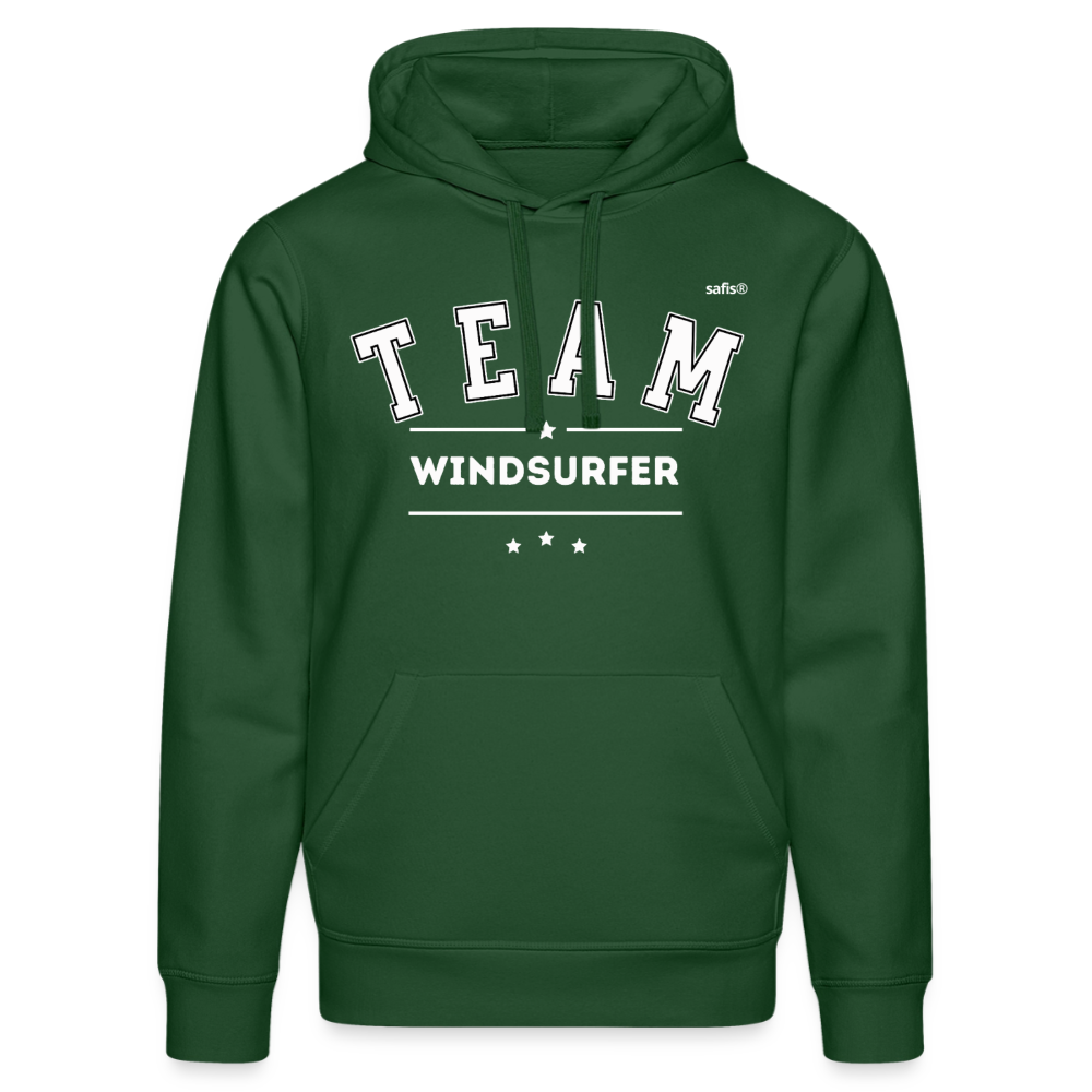 Unisex Bio-Hoodie DRUMMER -Team Windsurfer- - Flaschengrün