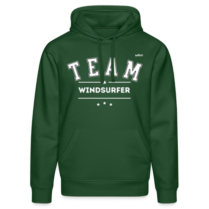 Unisex Bio-Hoodie DRUMMER -Team Windsurfer- - Flaschengrün