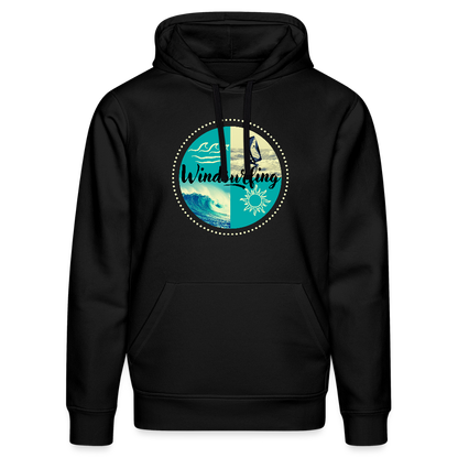 Unisex Bio-Hoodie DRUMMER -ocean- - Schwarz