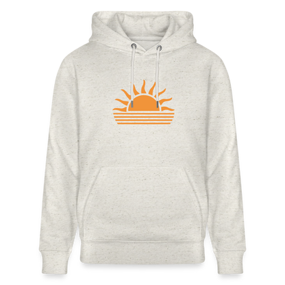 Unisex Bio-Hoodie CRUISER -sunset- - Beige meliert