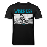 Windsurfer Shirt safis® -windrider- Unisex Bio-T-Shirt CREATOR - Schwarz