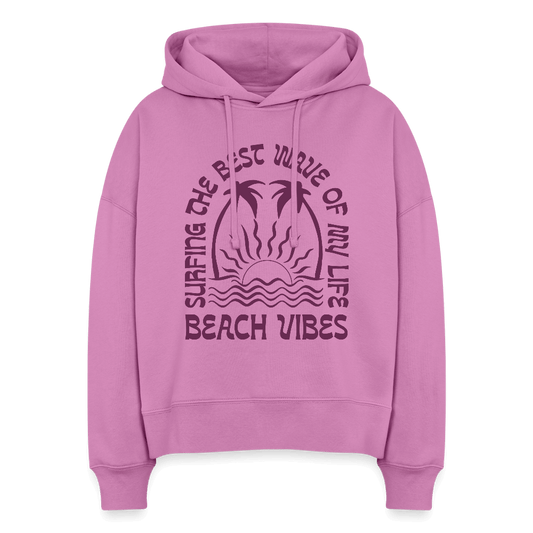 Damen Bio Hoodie Windsurf Nora – Beach Vibes Design  