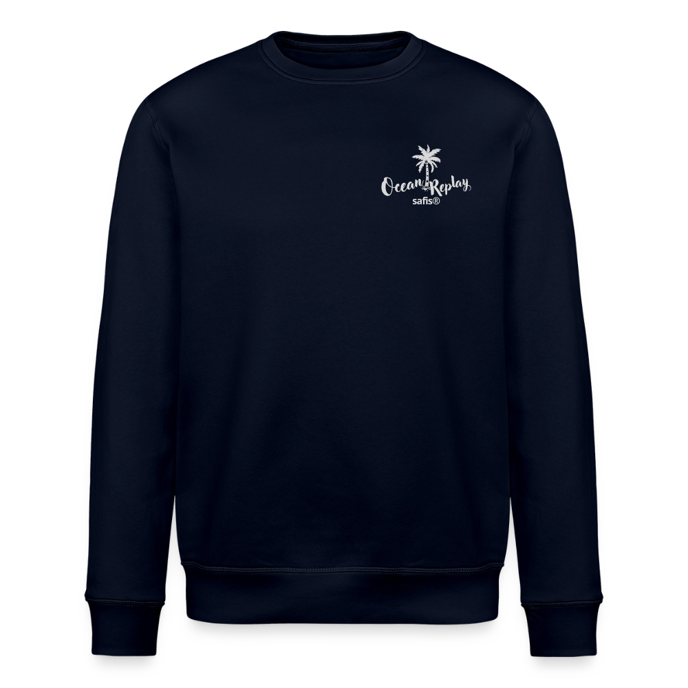 safis® Windsurf Bio-Sweatshirt Roller -Ocean replay- - Navy