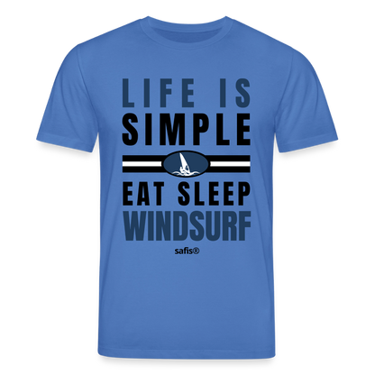 Windsurf Shirt -eat sleep windsurf- Unisex Bio-T-Shirt CREATOR - Achtsames Blau