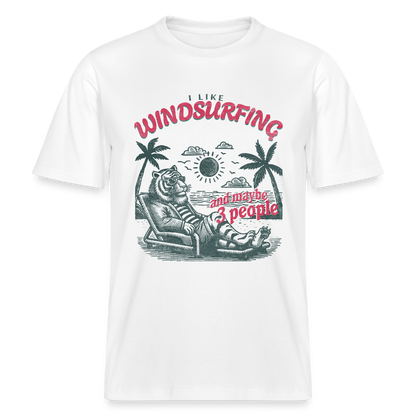 Relaxed Fit Unisex Bio-T-Shirt - I like - - Weiß