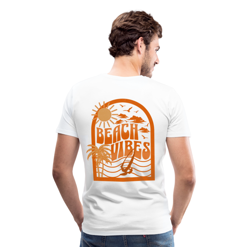 Männer Premium T-Shirt -beach- - Weiß