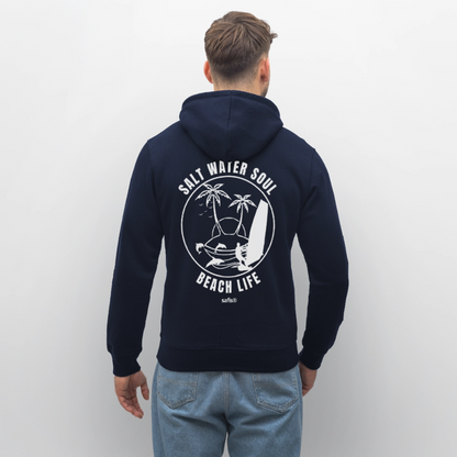 Unisex Bio-Hoodie DRUMMER -salt water soul- - French Navy