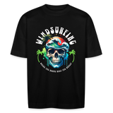 Unisex Oversize Bio-T-Shirt -be brave- - Schwarz