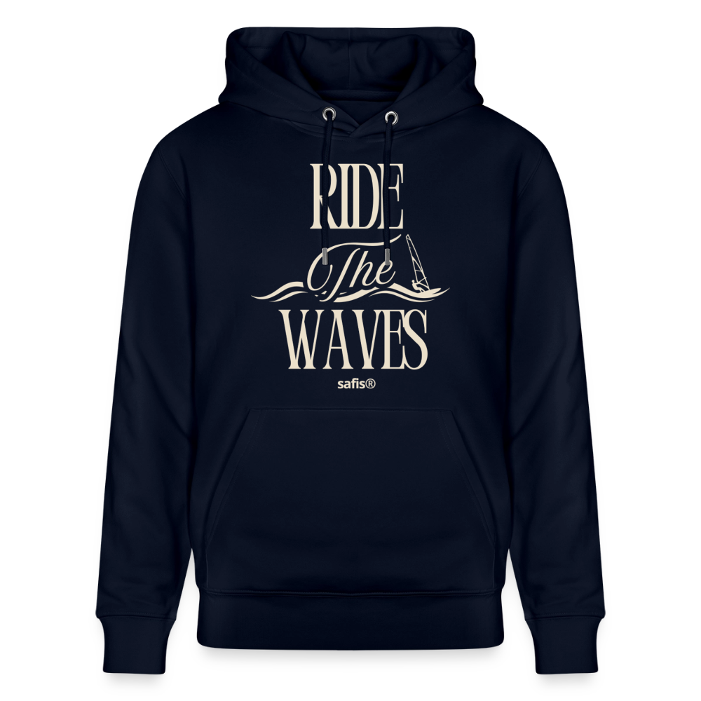 Unisex Bio-Hoodie CRUISER -ride the waves- - Navy