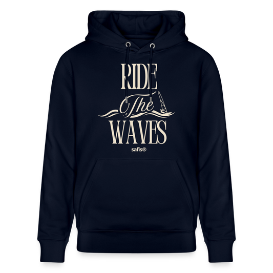 Unisex Bio-Hoodie CRUISER -ride the waves- - Navy