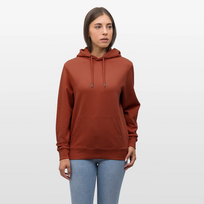Unisex Bio-Hoodie CRUISER -chasing wind- - Terrakotta