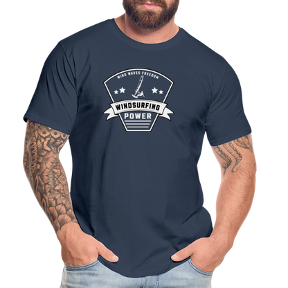 Männer Premium Bio T-Shirt -power- - Navy