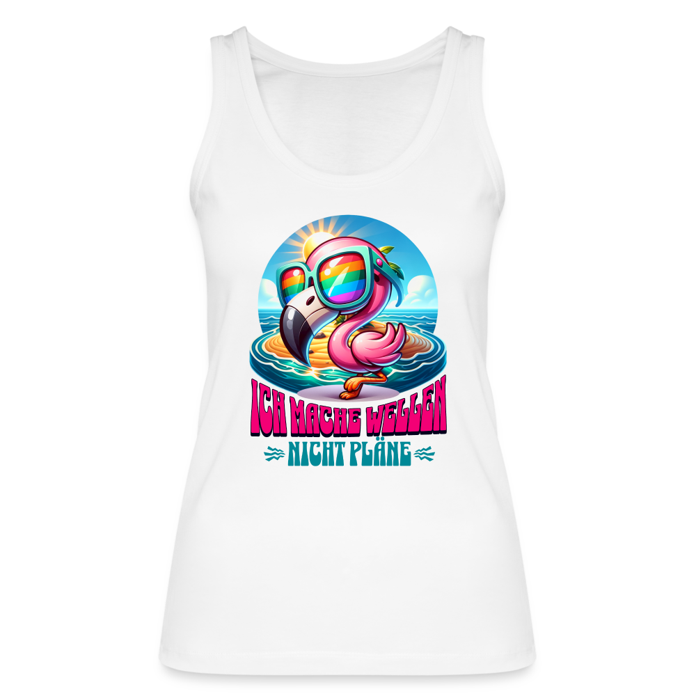 Frauen Bio Tank Top -flamingo- - Weiß