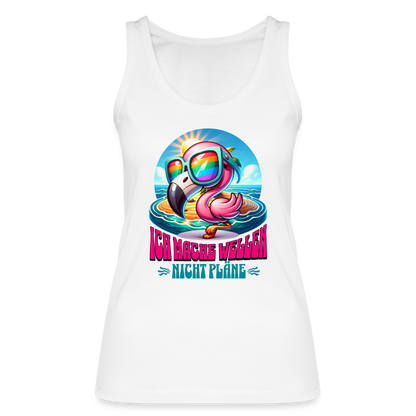 Frauen Bio Tank Top -flamingo- - Weiß