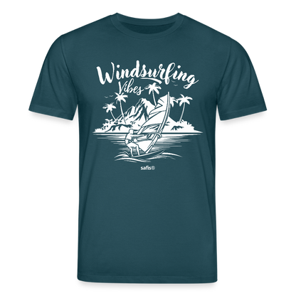 Unisex Bio-T-Shirt CREATOR -Windsurfing Vibes- - Dunkles Petrol