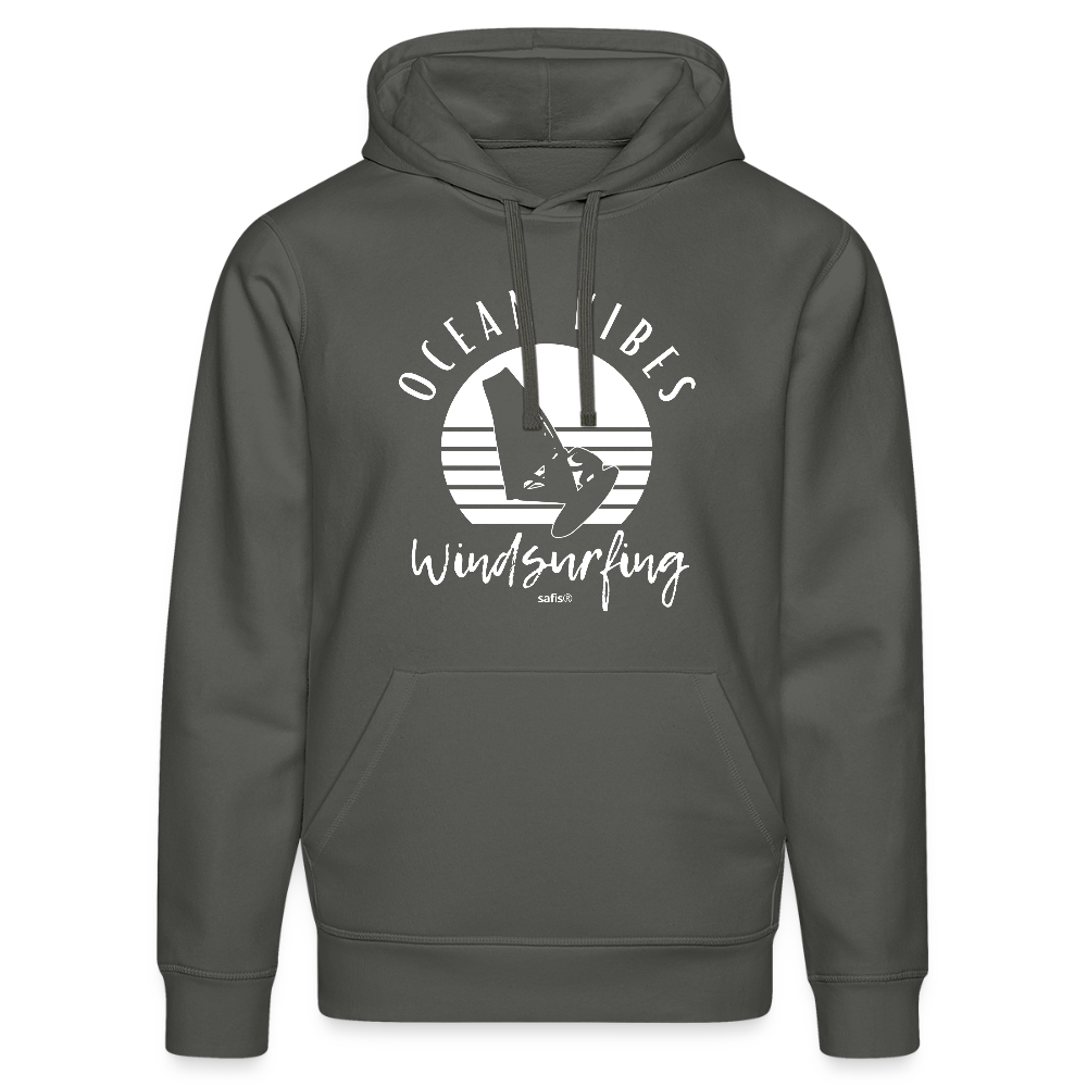 Unisex Bio-Hoodie DRUMMER -ocean vibes sunset- - Anthrazit