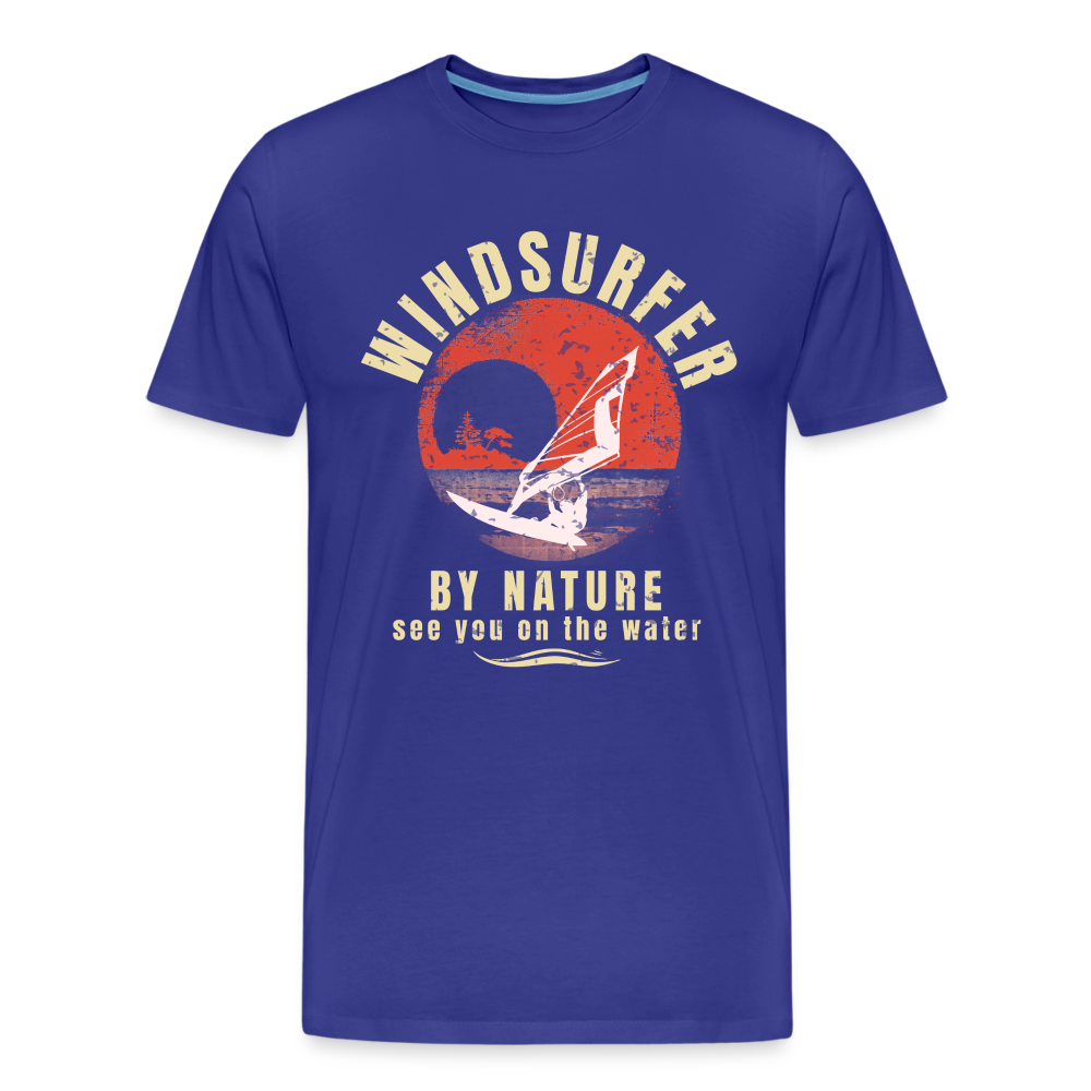 Männer Premium Bio T-Shirt -by nature- - Königsblau