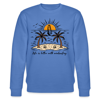 Unisex Bio-Sweatshirt CHANGER -better life- - Blau