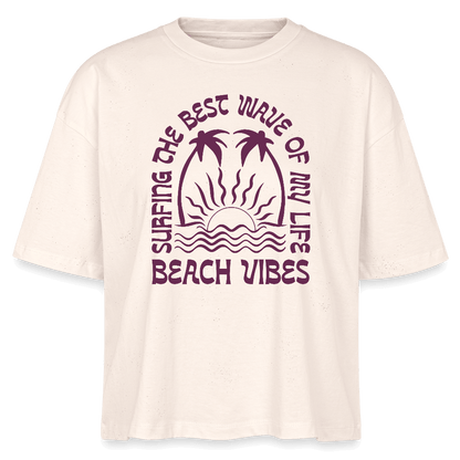 Lässiges Frauen Shirt beach vibes – ideal für Windsurferinnen.