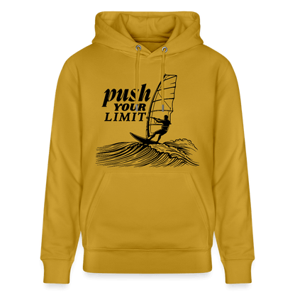 Bio Hoodie CRUISER push für Windsurf Fans - Ocker