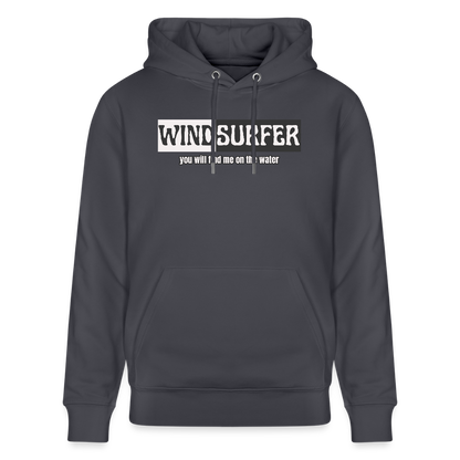 Unisex Bio-Hoodie CRUISER -on the water- - Indigoblau