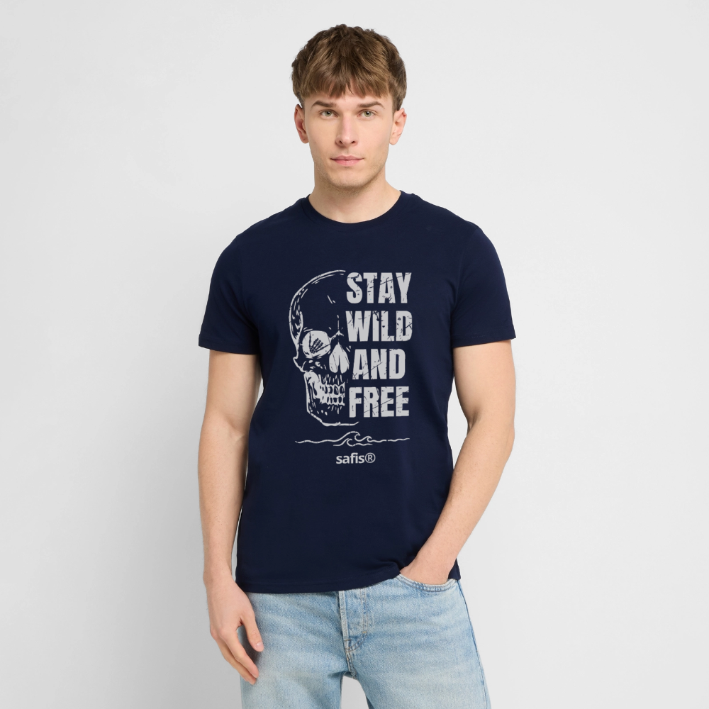 -wild and free- Unisex Bio-T-Shirt CREATOR - Navy