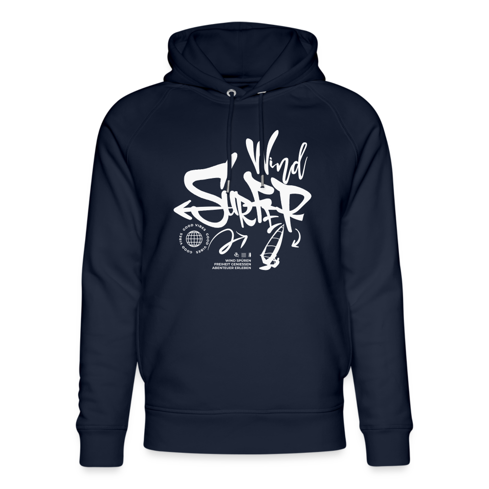 Unisex Bio-Hoodie -good vibes- - Navy