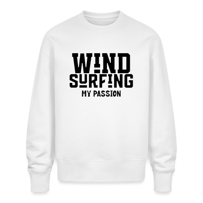 Unisex Oversize Bio Pullover -my passion- - Weiß