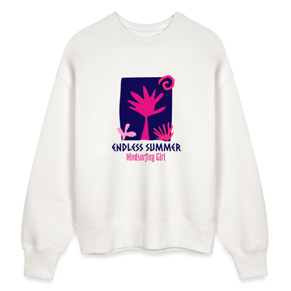 Unisex Oversize Bio Pullover -endless summer- - OFF WHITE