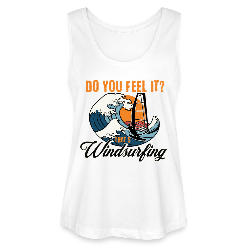 Frauen Bio Tank Top MINTER -do you feel it- - Weiß