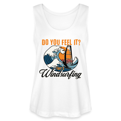 Frauen Bio Tank Top MINTER -do you feel it- - Weiß