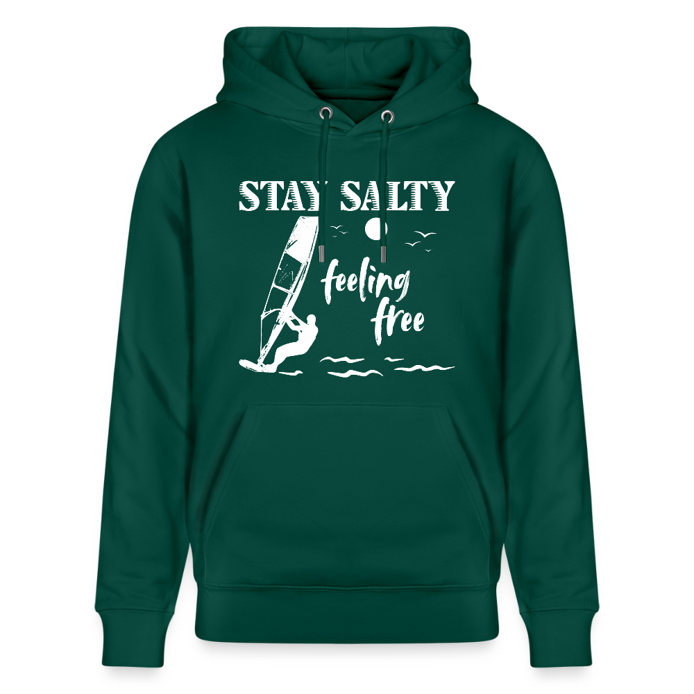 Unisex Bio-Hoodie CRUISER -stay salty- - Forest