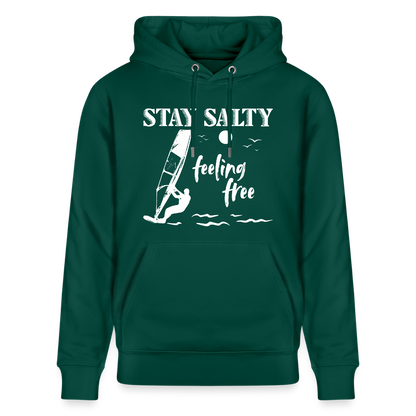 Unisex Bio-Hoodie CRUISER -stay salty- - Forest
