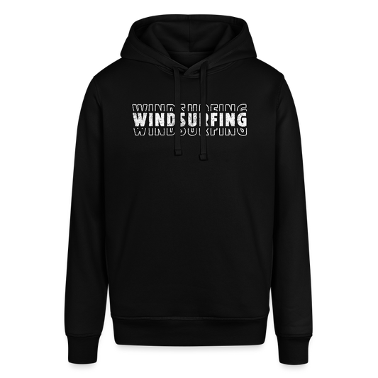 Unisex Bio-Hoodie -windsurfing- - Schwarz