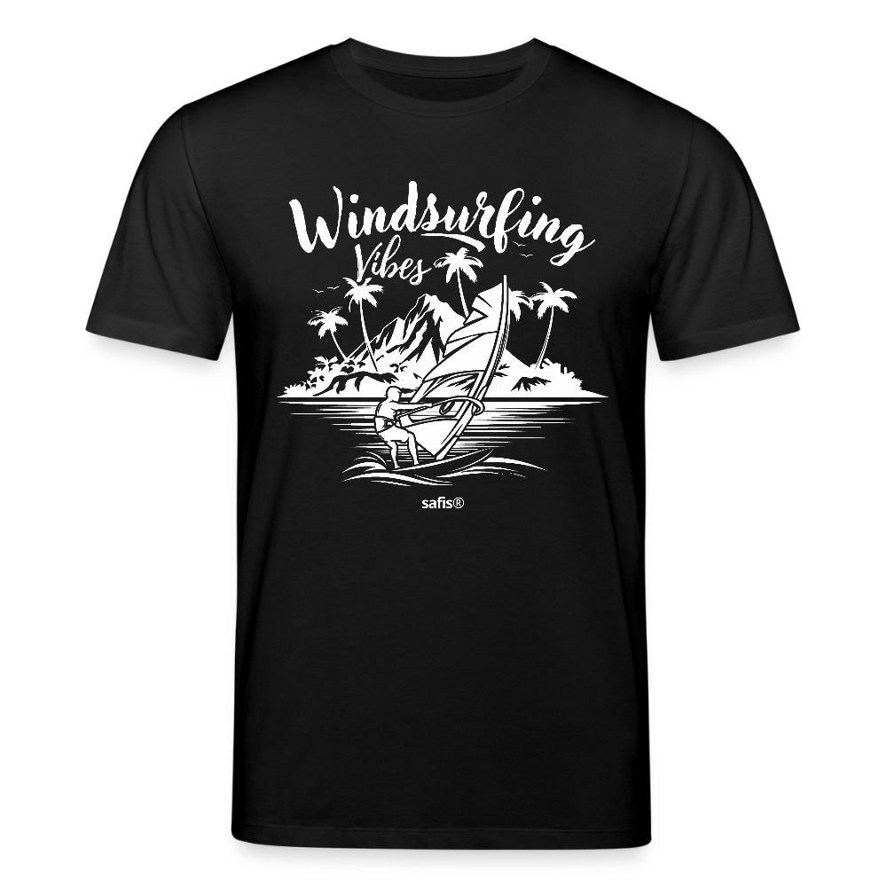 Unisex Bio-T-Shirt CREATOR -Windsurfing Vibes- - Schwarz