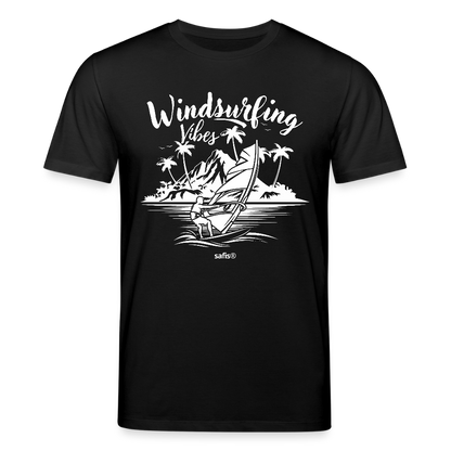 Unisex Bio-T-Shirt CREATOR -Windsurfing Vibes- - Schwarz