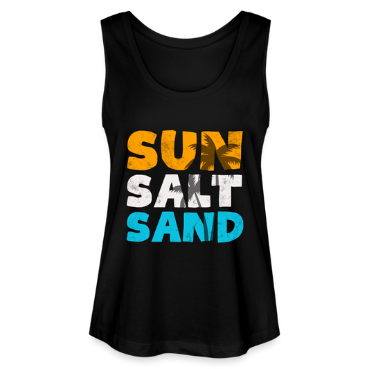 Frauen Bio Tank Top MINTER -sun salt sand- - Schwarz