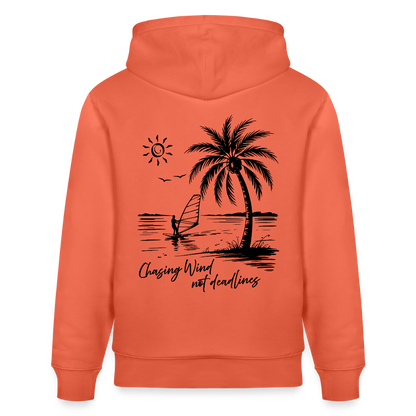 Unisex Bio-Hoodie CRUISER -chasing wind- - Hellrot
