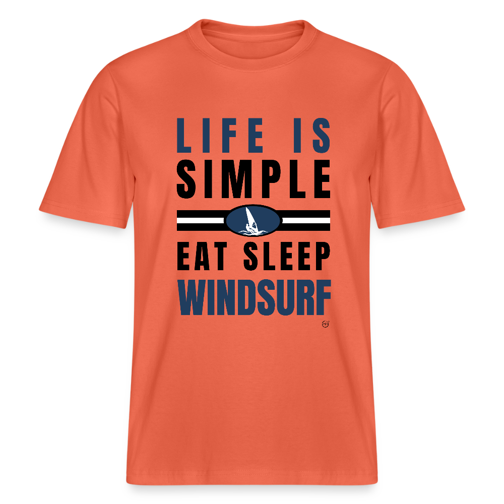 Relaxed Fit Unisex Bio-T-Shirt - Hellrot