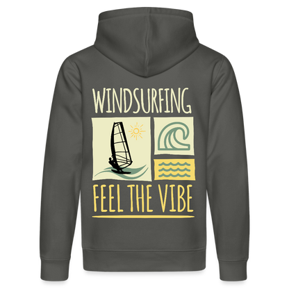 Unisex Bio-Hoodie DRUMMER -feel the vibe- - Anthrazit