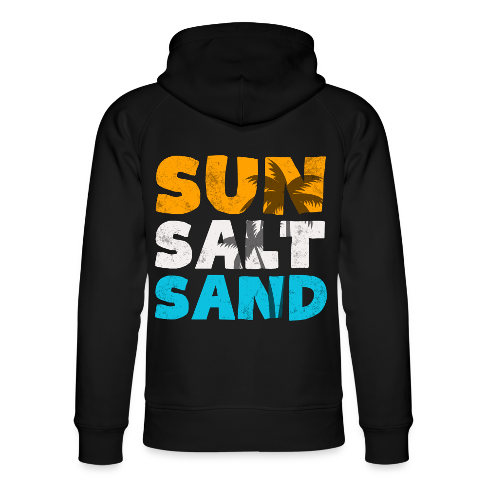 Unisex Bio-Hoodie -sun salt sand- - Schwarz