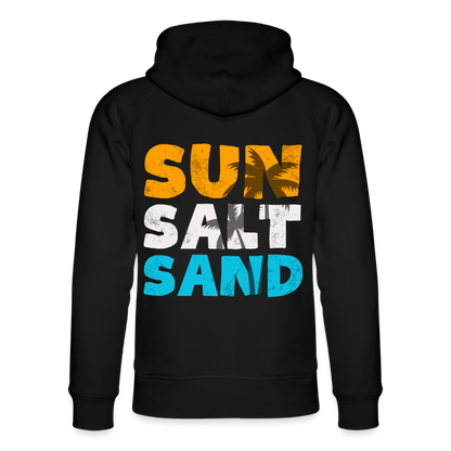 Unisex Bio-Hoodie -sun salt sand- - Schwarz