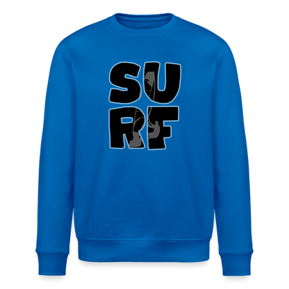 Unisex Bio-Sweatshirt ROLLER -surf- - Königsblau