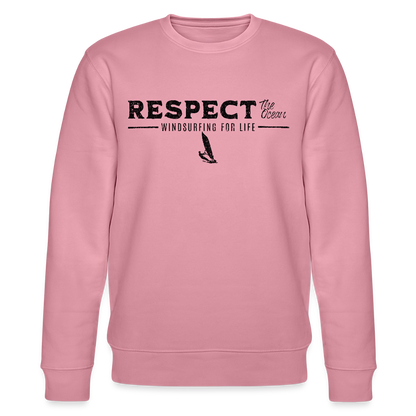 Unisex Bio-Sweatshirt CHANGER -respect- - Lila Traum